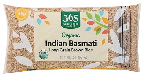 365 by Whole Foods Market Organic Brown Basmati Indian Rice, 32 OZ