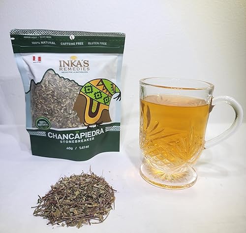ChancaPiedra StoneBreaker Tea - Premium Organic Chanca Piedra Stone Breaker Tea - Natural Herbal Kidney Stone Crusher Infusion For Kidney Cleanse