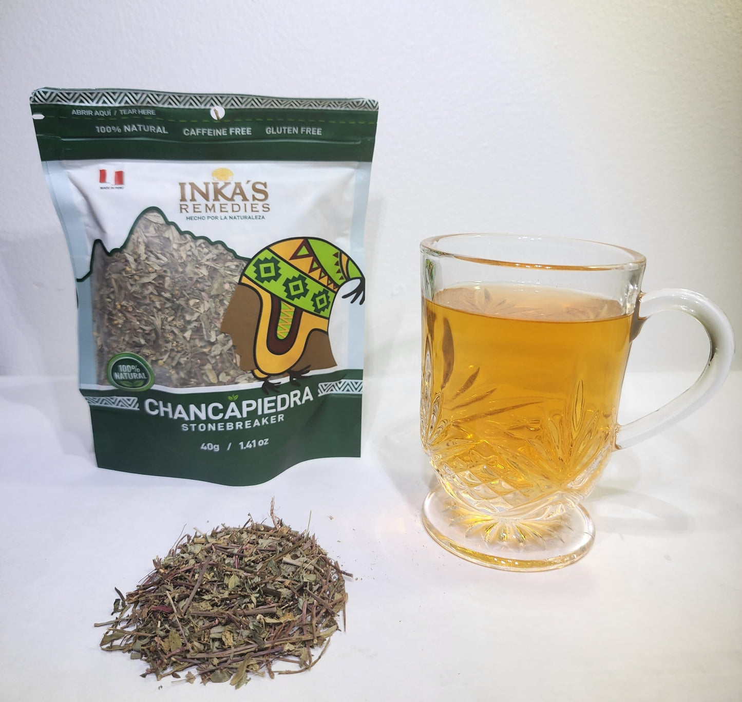 ChancaPiedra StoneBreaker Tea - Premium Organic Chanca Piedra Stone Breaker Tea - Natural Herbal Kidney Stone Crusher Infusion For Kidney Cleanse