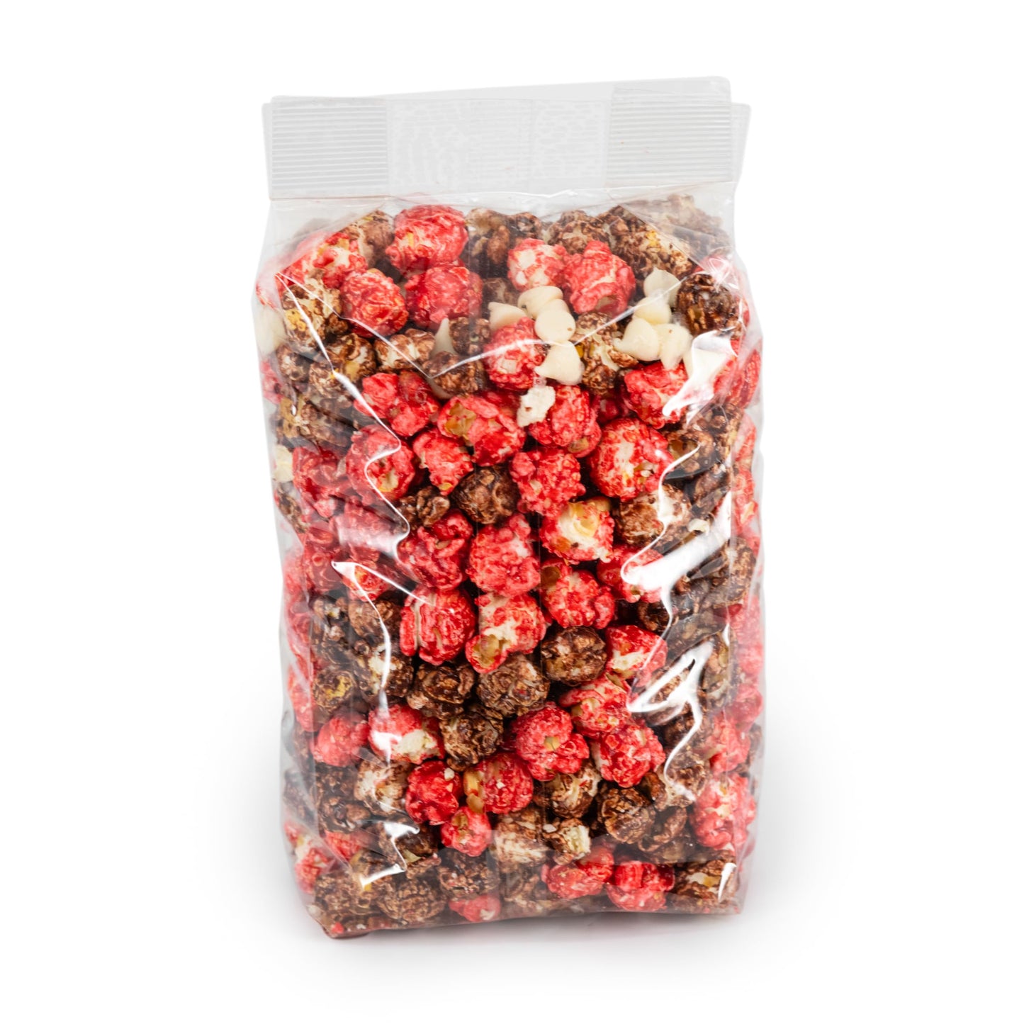 Sweet Candied Cherry Coated Popcorn | Chocolate Chip Finish | Pack of 3 | Made in Gibbon, NE | HR Poppin' Snacks