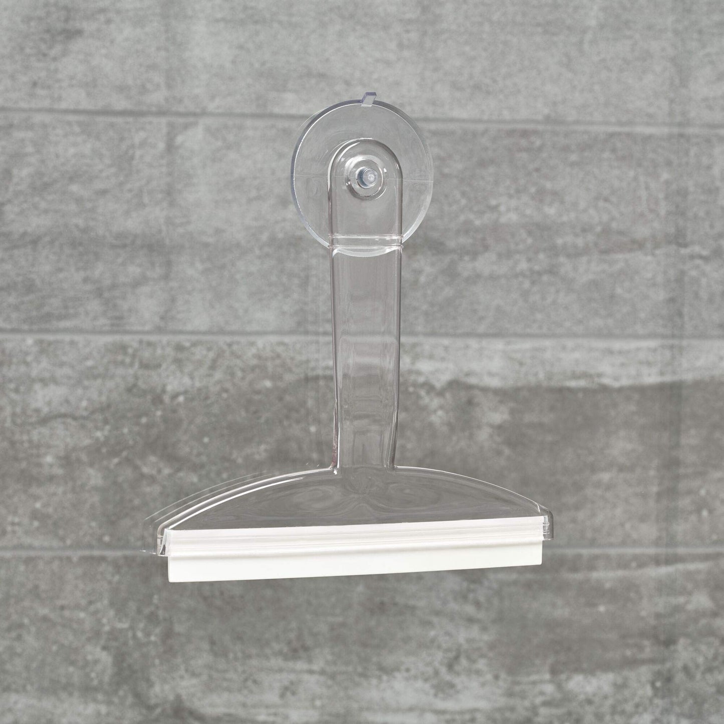 8" Clear Plastic Suction Squeegee Shower Window Cleaner