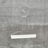 8" Clear Plastic Suction Squeegee Shower Window Cleaner