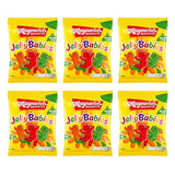 Maynards Bassetts Jelly Babies Sweets Bag 130g (Pack of 6)