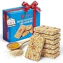NY Spice Shop Honey Nut and Seed Snack Bar - 1 Pound Sesame Snacks Nuts & Seed Snaps Honey Candy with Almonds, Cashews & Sunflower Seeds - Healthy