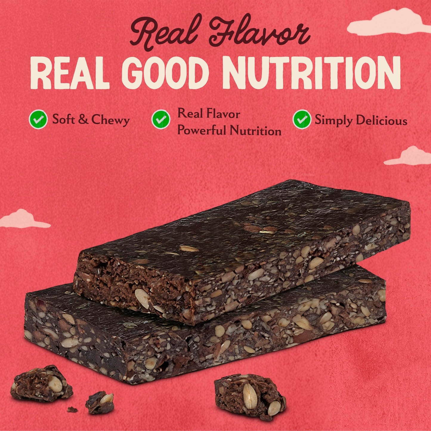 88 Acres Seed Protein Bars, Chocolate Cherry, 9 Count, 12g Plant-Based Protein, Gluten Free, Nut Free, School Safe Snack Bar, Vegan, Non-GMO