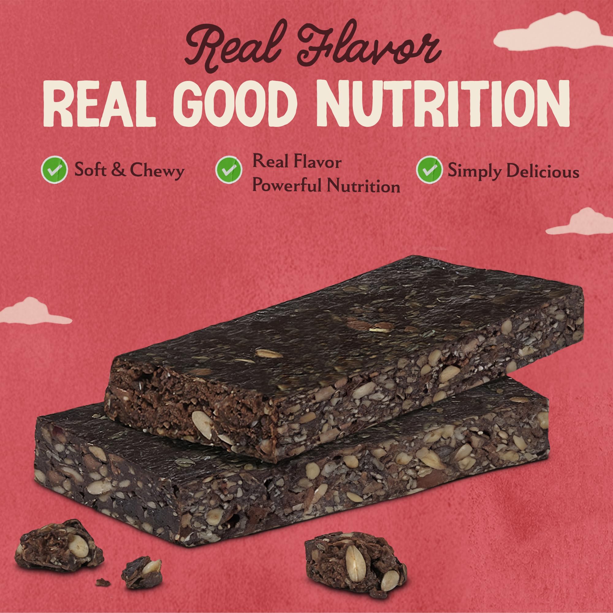 88 Acres Seed Protein Bars, Chocolate Cherry, 9 Count, 12g Plant-Based Protein, Gluten Free, Nut Free, School Safe Snack Bar, Vegan, Non-GMO