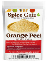 SPice Gate Orange Peel Granules (1.5 oz) Ideal for tea and cooking