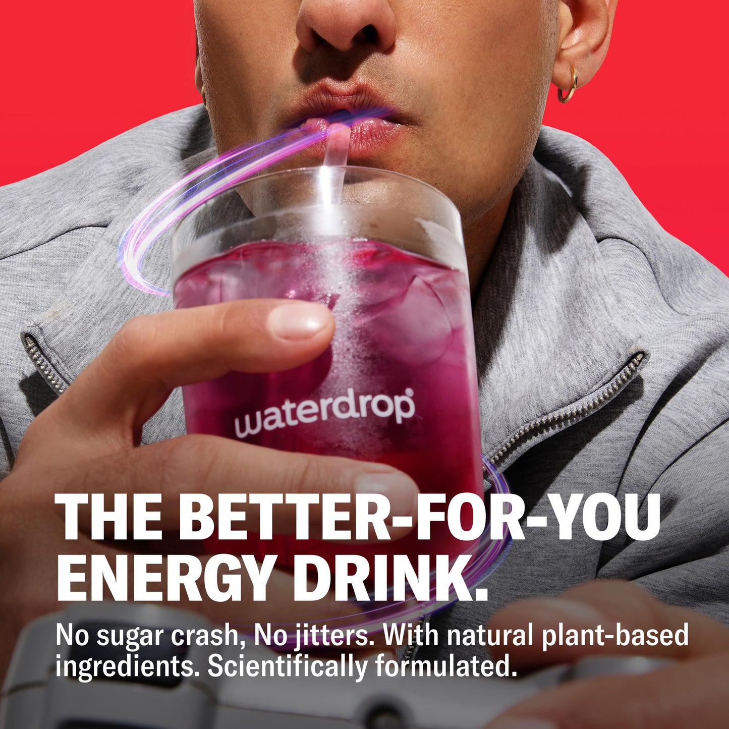 Waterdrop Microenergy Berry, Mango & Blue Vanilla Boost Mix - 36 Hydration Cubes with Natural Caffeine (90 mg/serving) - Sugar-Free, Vegan