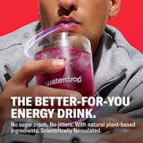 Waterdrop Microenergy Berry, Mango & Blue Vanilla Boost Mix - 36 Hydration Cubes with Natural Caffeine (90 mg/serving) - Sugar-Free, Vegan