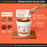 El Matador Al Pastor Adobada Paste Marinade for Tacos and Carne - Food Service and Commercial Use, 18 lbs - Adobo Concentrate