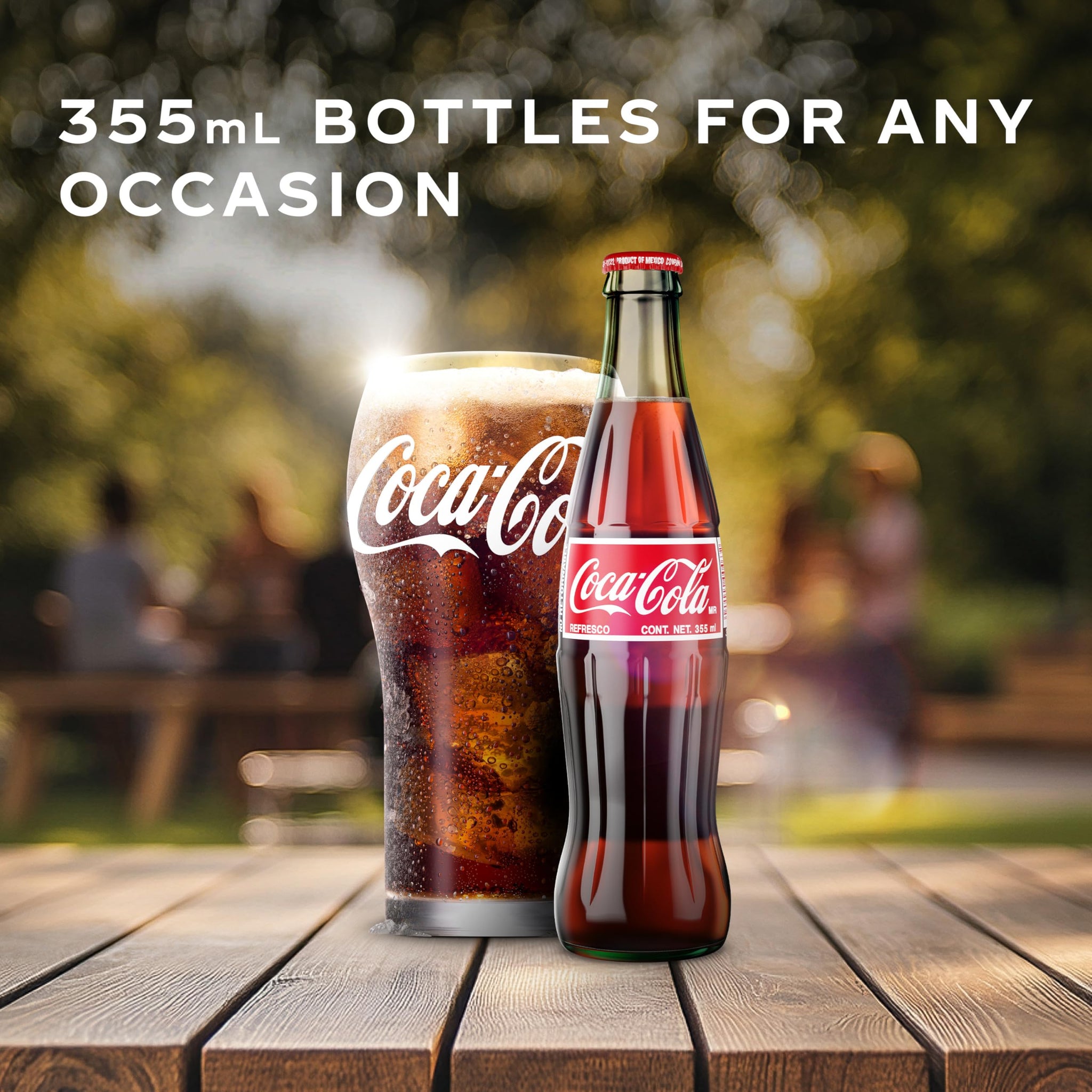 Code de Mexico Coke Glass Bottle, 12 fl oz, 24 Pack
