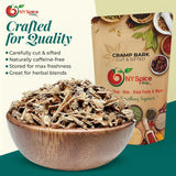 NY Spice Shop Cramp Bark Cut & Sifted - 4 Ounce Viburnum Opulus - Herbal Cramp Bark Ingredient for Herbal Tea and Traditional Decoction Use with Woody