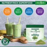Ola Organic Broccoli Sprout Powder - Sulforaphane-Rich Superfood with Vitamins & Minerals- Supports Daily Wellness & Vitality - Non-GMO (300g Jar)