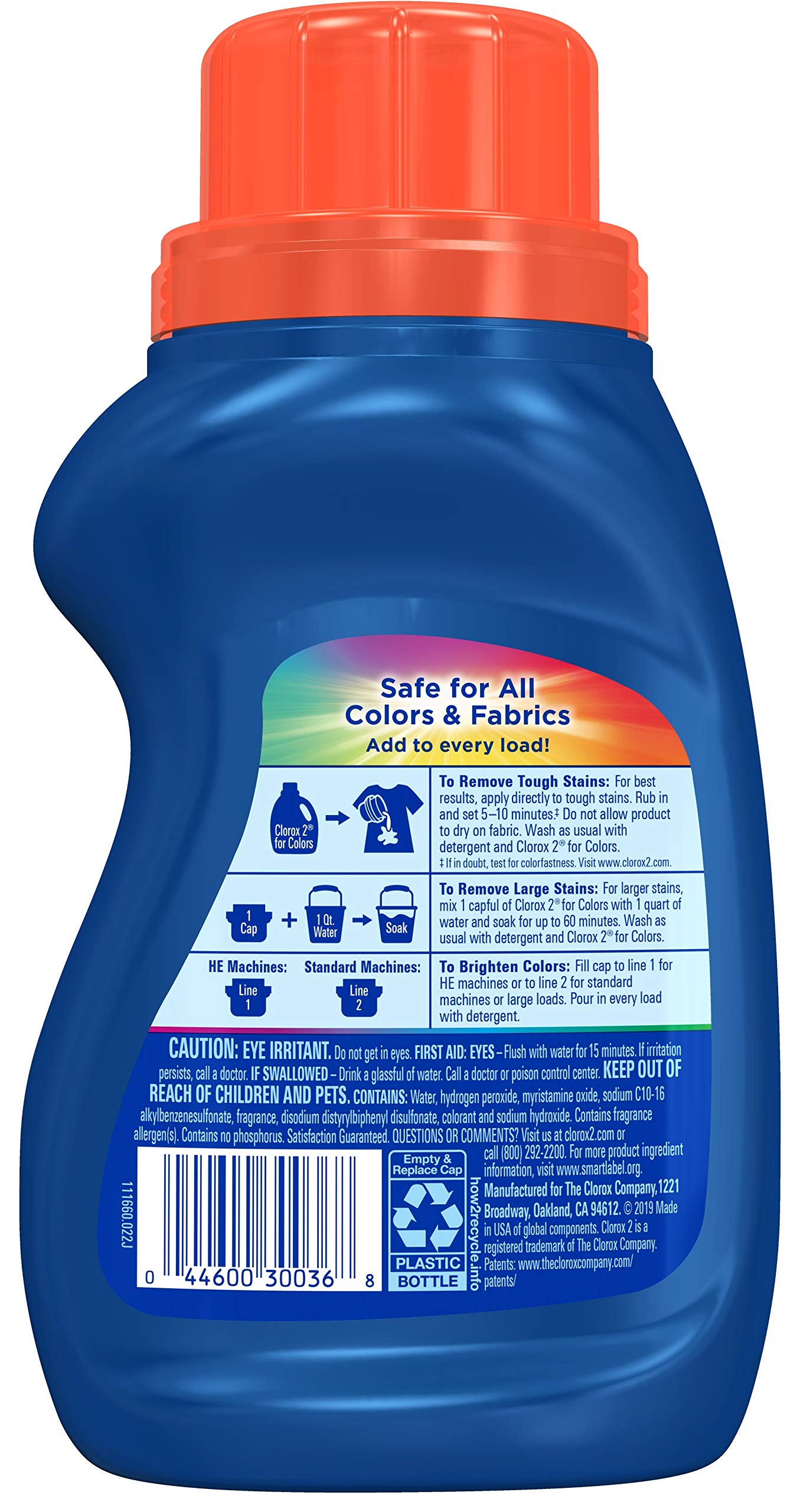 Clorox 30036 Clorox 2 Stain Fighter and Color Booster - Case of 8