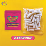 Korean Bros Spicy Cheese Tteokbokki (360g) - Creamy Rice Cakes, Korean Street-Style Snack or Meal, 2 Servings