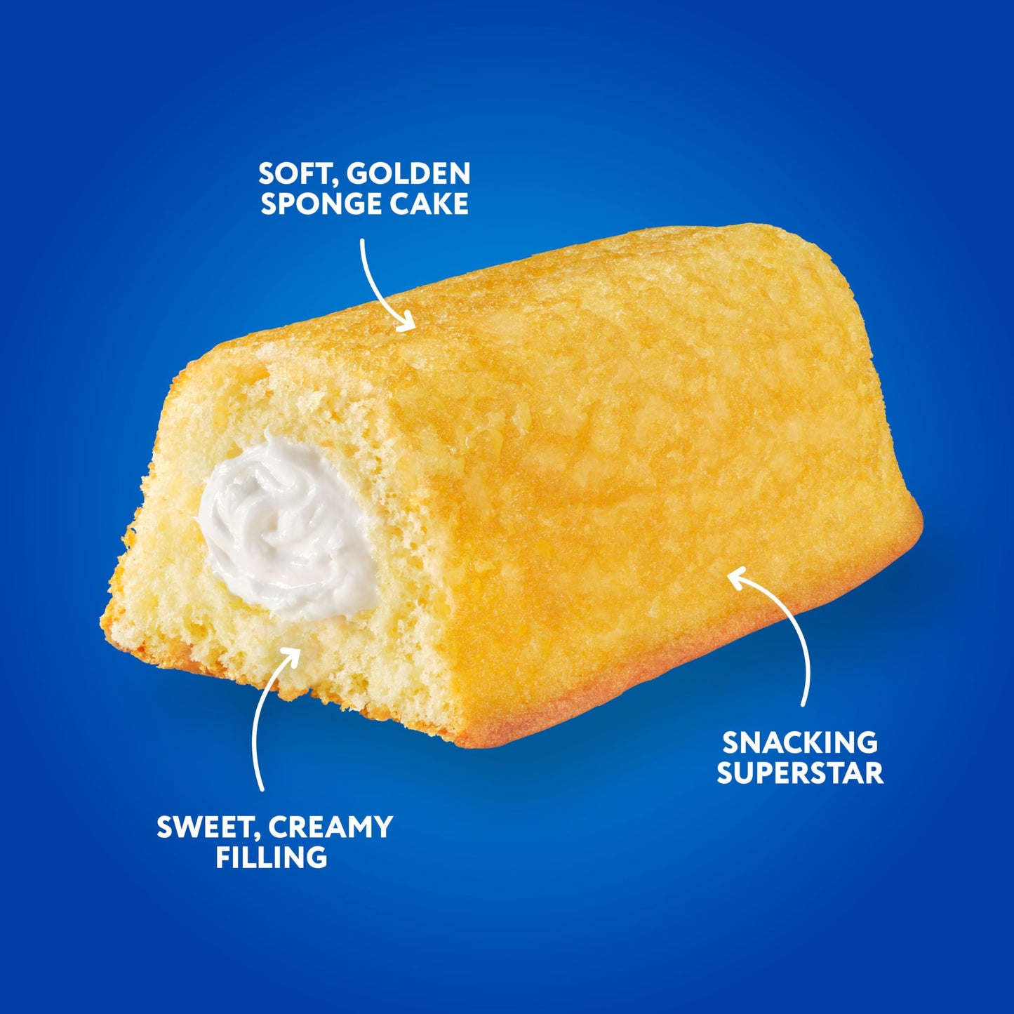 Hostess Twinkies Snack Cakes, Golden Sponge Cake with Creamy Filling, 2.7 Oz. Sleeve (2 Cakes)