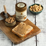 Natinut 78% Hazelnut Paste - Natural Crunchy Hazelnut Butter with Real Nut Pieces, Roasted, Glucose-Free, Vegan, Palm Oil Free - Premium Hazelnut