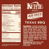 Kettle Brand Air Fried Texas BBQ Chips, 6.5 Oz Bag
