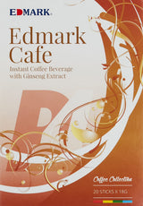 EDMARK Ginseng Coffee Pods | Arabica Coffee Blend Infused w/Ginseng | Supports Energy, Focus, Vitality & Overall Wellness | Low Sugar, Aspartame-Free