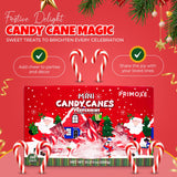 Christmas Mini Candy Canes - Red & White Peppermint Individually Wrapped for Holiday Indulgence - Bulk Christmas Candy for Kids & Adults - Holiday