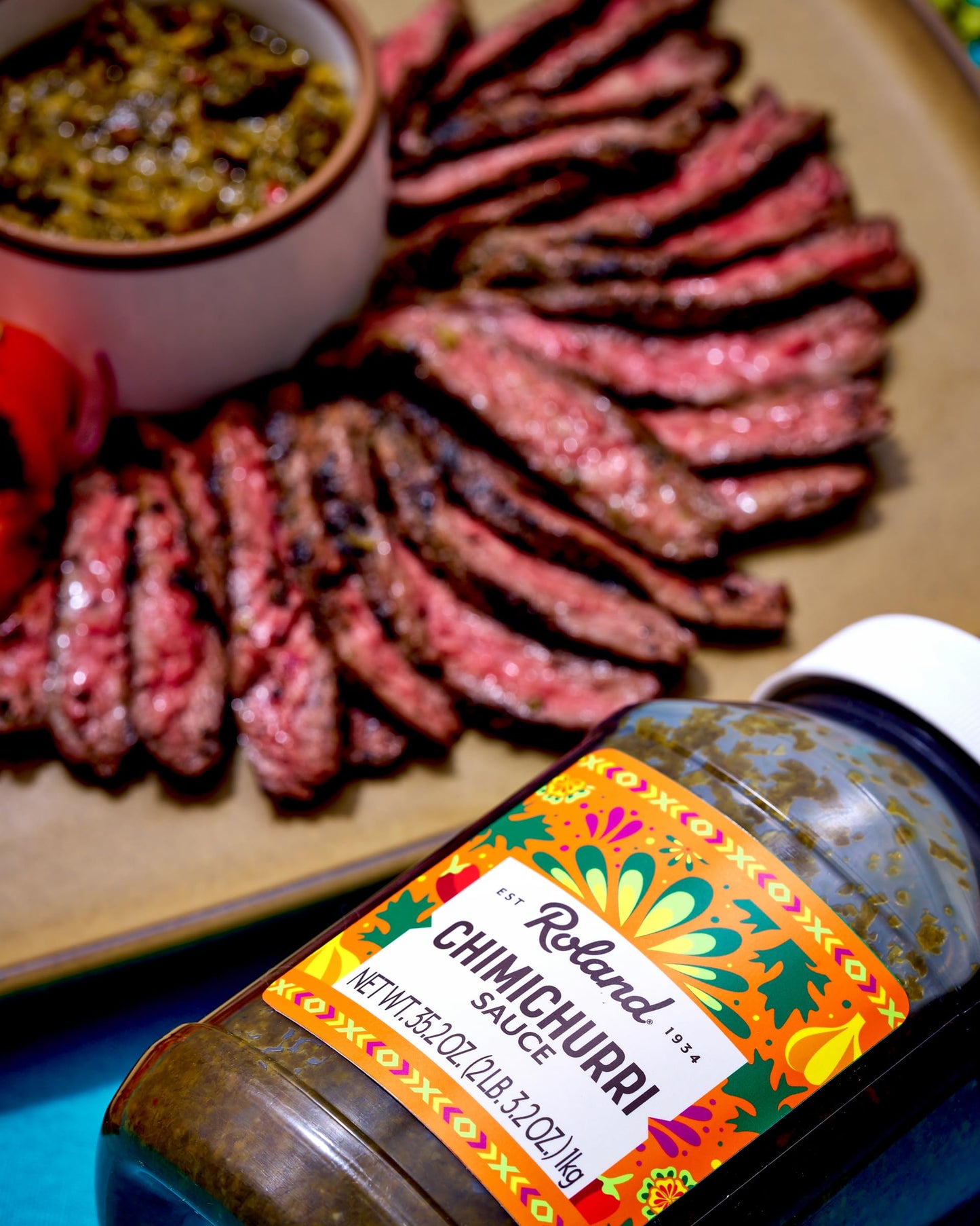 Roland Foods Chimichurri Sauce, Specialty Imported Food, 35.2 Ounce Jar, Pack of 1
