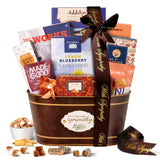 Broadway Basketeers Sympathy Gift Basket with Sweet & Savory Snacks