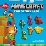 Minecraft Fruit Flavored Snacks, Fat Free and Gluten Free Snacks, 8 oz (10 Pouches)