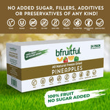 bfruitful Freeze-Dried Pineapple, Freeze Dried Fruit Snacks with No Sugar Added, Vegan, Non GMO, Kosher, Wholesome Fruit Bites, Perfect for Kids or