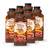 Third Street Inc Organic Dragon Tongue Ginger Chai Concentrate 6-Pack, 32 Fl. Oz., Black Tea Latte Concentrate, Generously Spiced Tea Blend