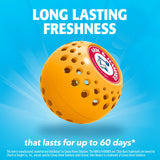 Arm & Hammer OdorBusterz® Odor Eliminator Balls, Clean Burst, 10 Count - Baking Soda Odor Control for Closets, Drawers, Hampers & Small Spaces