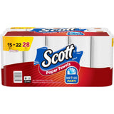 Scott 36371 Choose-A-Sheet Mega Roll Paper Towels, 1-Ply, White, 102 per Roll (Case of 28 Rolls)