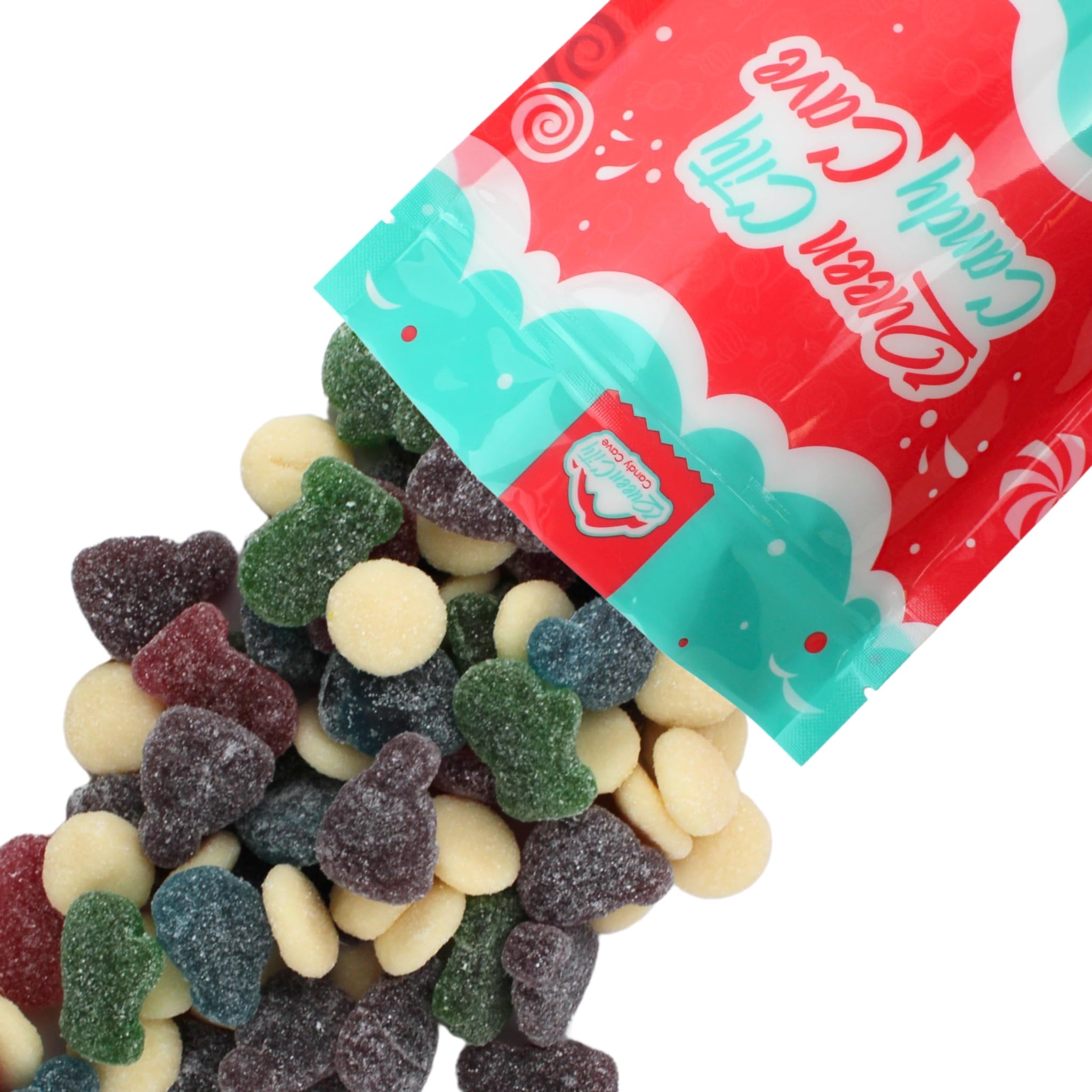 Snow Day Christmas Gummy Candy - Bulk Holiday Ready Mittens, Hats, and Snowball Shaped Christmas Gummies (1 Pound)