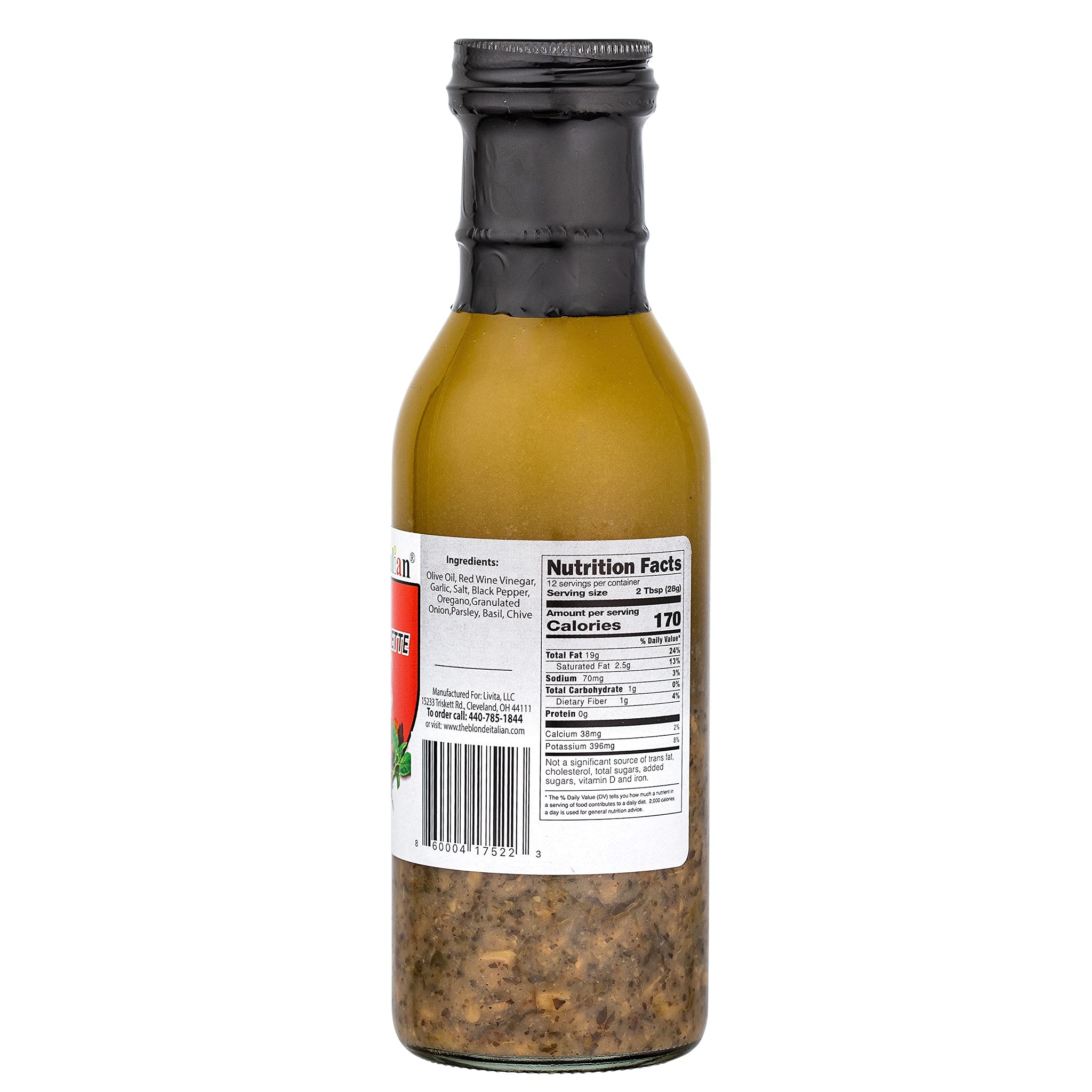 Roma Classic Italian Vinaigrette Dressing (2 Pack) | Natural Vegan Dressing for Mixed Greens, Pasta and Potato Salads | No Sugar Added | Made in USA