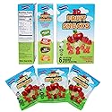 Fruit Snacks 3D Animals Gummy Candy Gift Box Snack, Kosher, Naturally Flavored, Made With Real Concentrated Fruit Juice, No Artificial Colors or