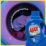 Ajax Oxy Overload Laundry Detergent Liquid, 60oz (Pack of 2) - Totally Awesome Cleaner with Deep Cleaning, Stain & Odor Removing power, HE Compatible
