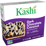 Kashi, Layered Granola Bars, Dark Chocolate Coconut, Vegetarian, 6.7oz Box (6 Count)(Pack of 8)