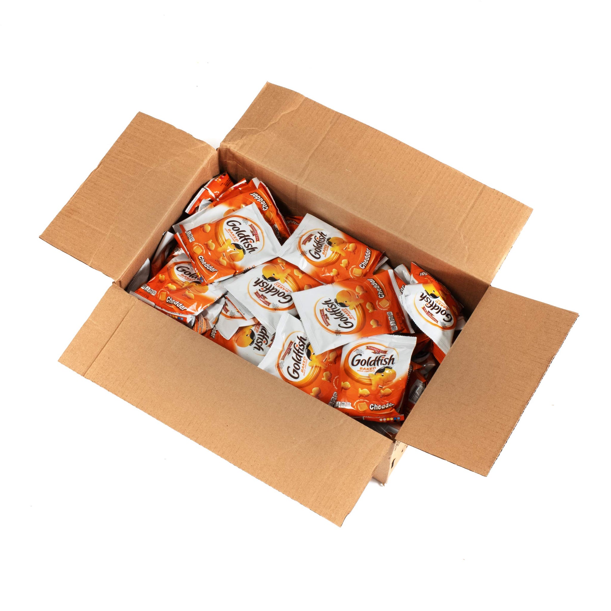 Pepperidge Farm Goldfish Baked Snack Crackers, Cheddar Cheese, 1.5 Oz, Pack of 72
