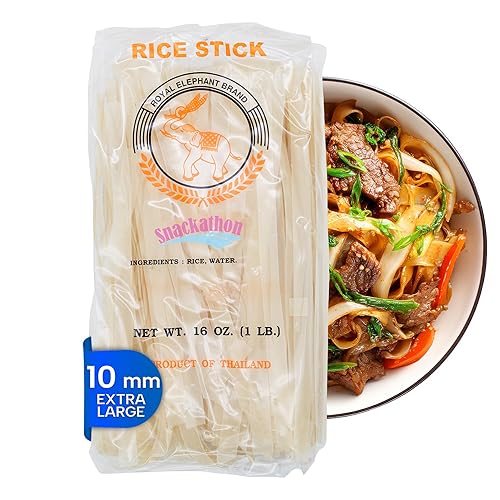 Thai Rice Stick Noodles (XL-10mm, Pack of 1)