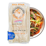 Thai Rice Stick Noodles (XL-10mm, Pack of 1)