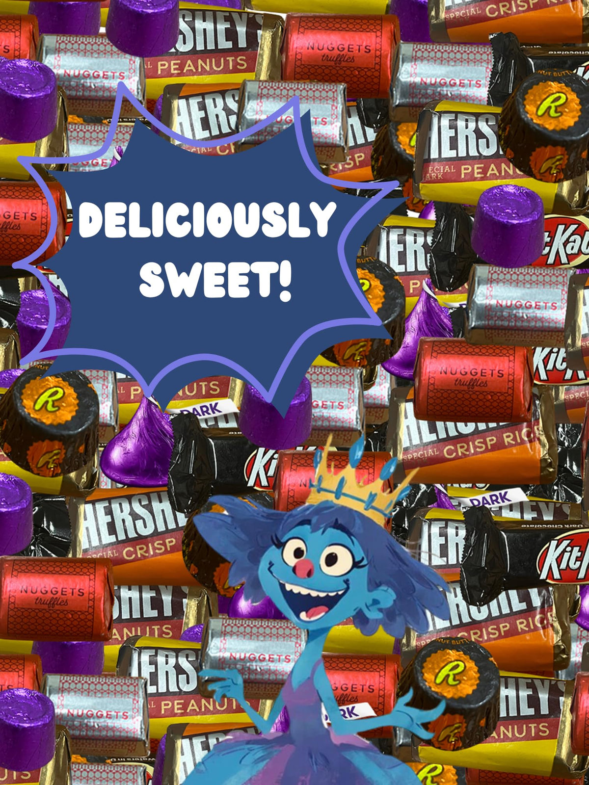 Dark Chocolate Candy Variety - 10 lbs - Kisses Dark, Dark Chocolate - Bulk Dark Chocolate - Individually Wrapped Chocolate