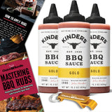 Kinder’s Gold BBQ Premium Barbecue Sauce 3 Pk (45.9 oz) Great to Dip Toss Glaze & More + Barbecue Masters & Bottle Opener (5 Items)!