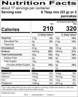 Premium Gold Gluten Free Pancake and Waffle Mix 2lb, Made of Ancient Grains & Golden Flax, Certified Gluten Free, Keto Friendly, Top 11 Allergen Free
