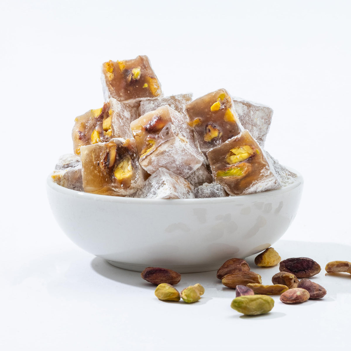 Me?hur Safranbolu Lokumcusu Turkish Delight Pistachios: Gourmet Candy & -Snack Lovers, Turkish Delight Candy Gift Box (7.1 oz)