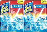 Soft Scrub 4-in-1 Toilet Care Rim Hanger, Sapphire Waters, 1.76 Ounce (Pack of 2)