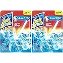 Soft Scrub 4-in-1 Toilet Care Rim Hanger, Sapphire Waters, 1.76 Ounce (Pack of 2)