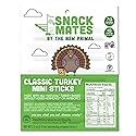 Snack Mates by The New Primal, Turkey Stick, All-Natural Turkey, High Protein and Low Sugar Kids Snack, Certified Paleo, Certified Gluten-Free