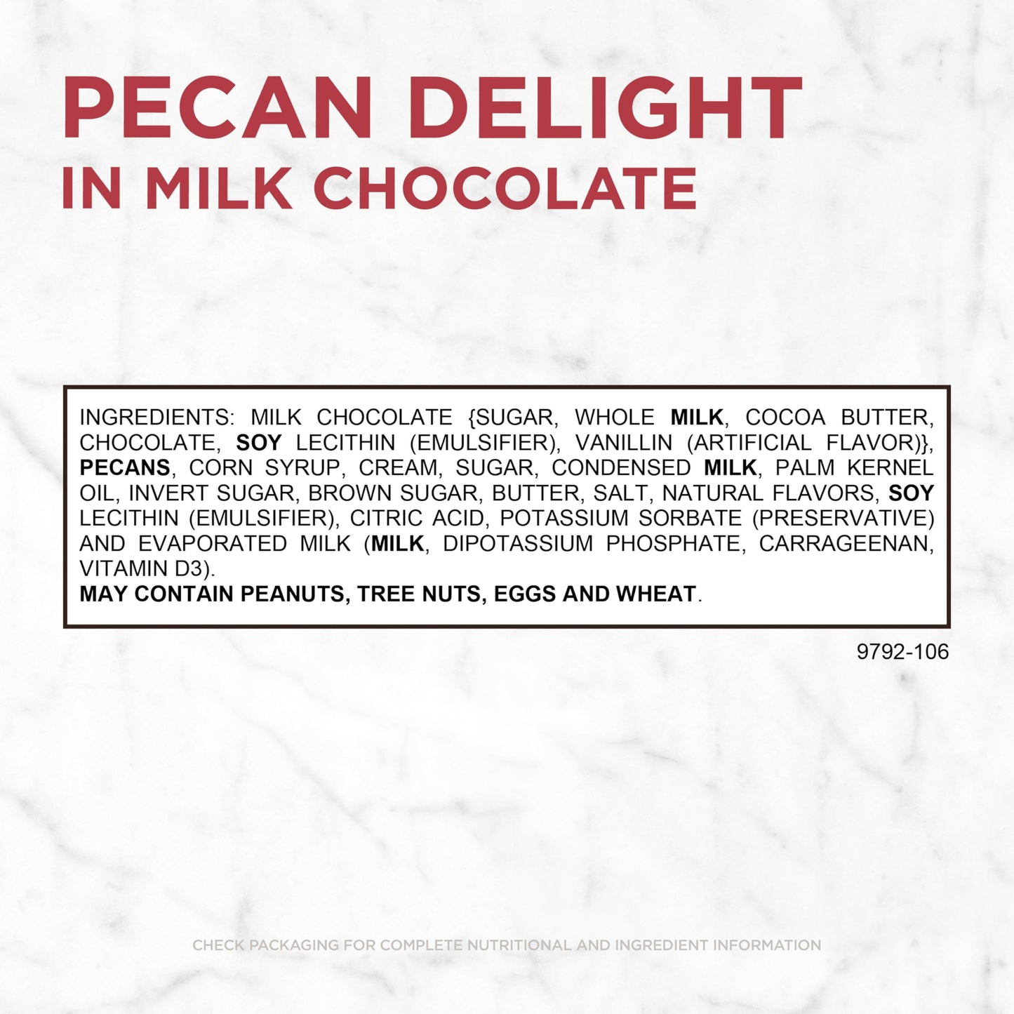 RUSSELL STOVER Milk Chocolate Pecan Delight Candy Gift Bag, 5.4 oz.