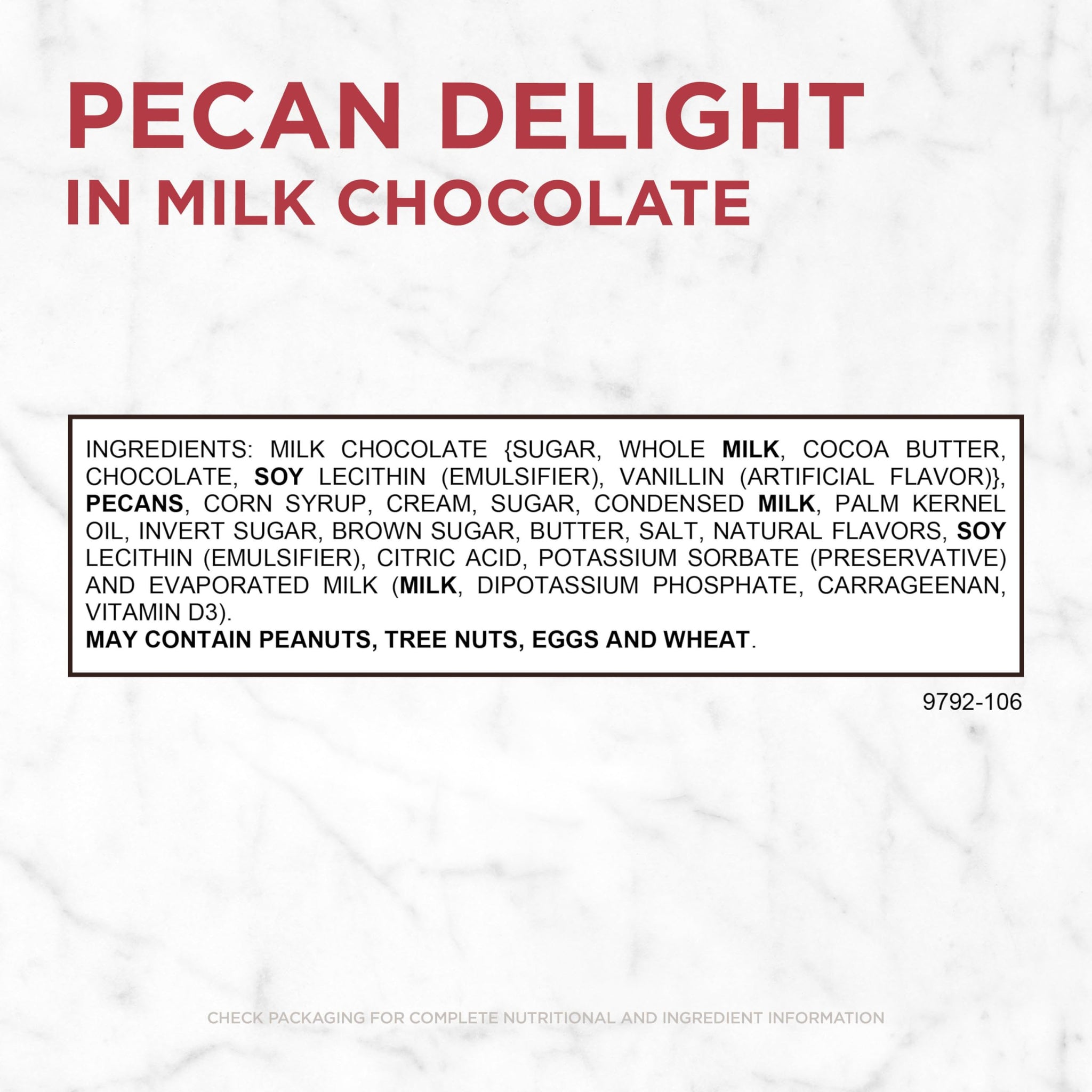 RUSSELL STOVER Milk Chocolate Pecan Delight Candy Gift Bag, 5.4 oz.