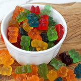 Gummy Bears, 1 Pound Bulk Bag Gummies, Assorted Fruity Flavors (Tangerine, Strawberry, Pineapple, Lemon and Blueberry), Gummy Chewy Candy for Kid's