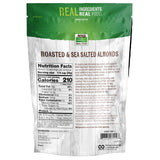 NOW Foods, Almonds, Roasted with Sea Salt, Source of Protein, Fiber and Healthy Fatty Acids, Grown in the USA, Certified Non-GMO, 1-Pound (Packaging